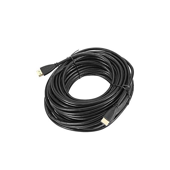 HDMI 15M Super Speed HDMI Cable Gold Plated With 1080P 3D - Black by Cables — view 2