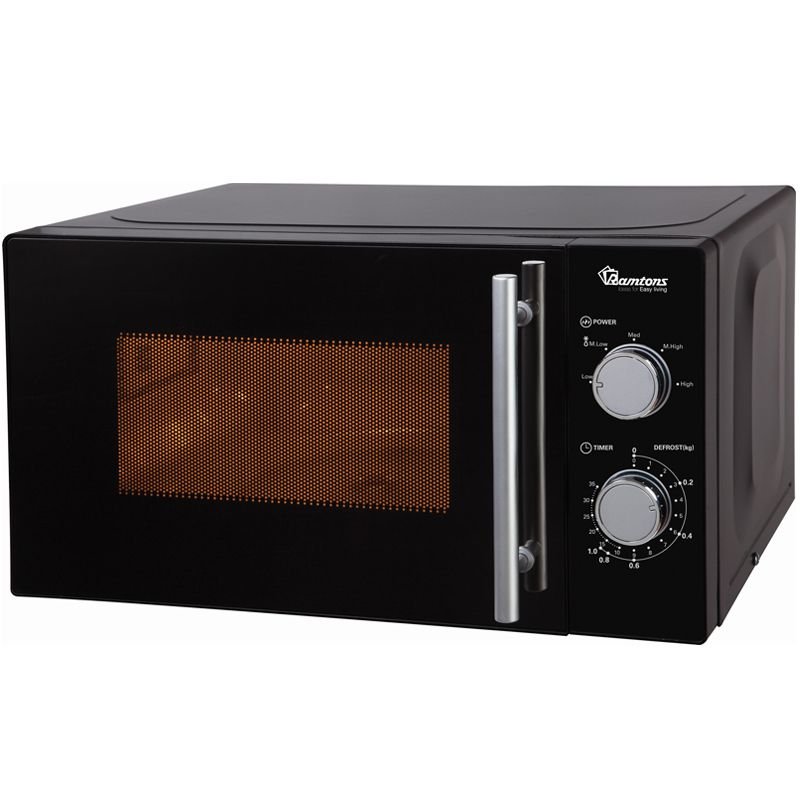 Ramtons 20 LITERS MANUAL MICROWAVE BLACK- RM/459 by Ramtons