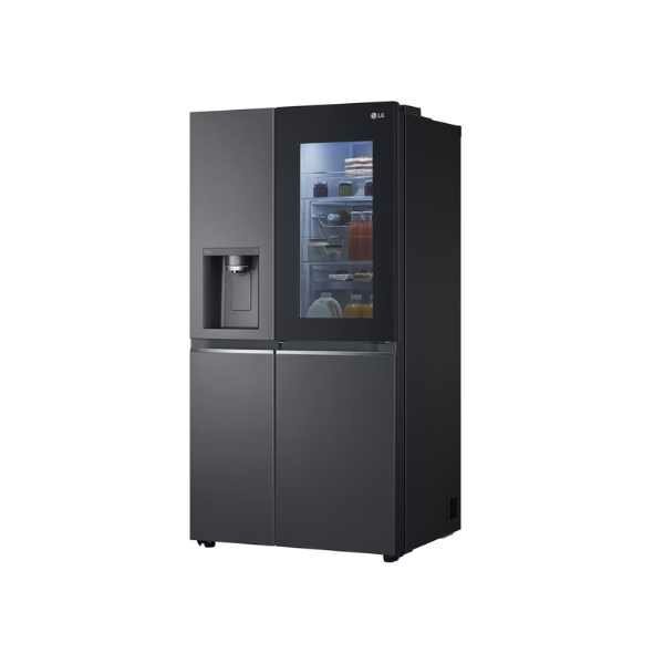 LG GC-X257CQES 635L InstaView Fridge, UVnano, Matte Black, Inverter Linear Compressor by LG — view 2