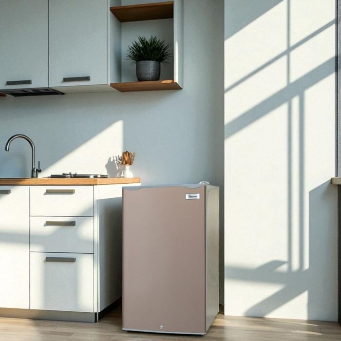 Ramtons 90L Single Door Direct Cool Fridge – Gold, RF/21 by Ramtons — view 2