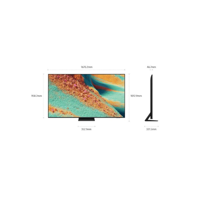 Samsung 75 Inch Neo QLED 4K Smart TV, 75QN85F, Dolby Atmos, Tizen OS, AI Features by Samsung — view 3