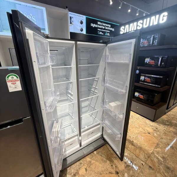 SCL 520L Side-by-Side Fridge  Stainless Steel, Energy Efficient, Multi-Function Cooling, No Frost Technology, Model Number SBS520ECDS by SCL — view 6