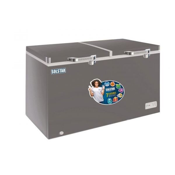 SOLSTAR 431L Double Door Freezer – Energy Efficient, Model CF679ECDGSLBSS by Other