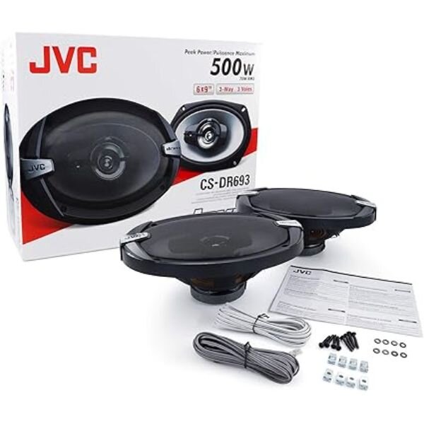 JVC CS-DR693 – 6x9” 3-Way Car Speakers, 500W Peak Power by Sony — view 3