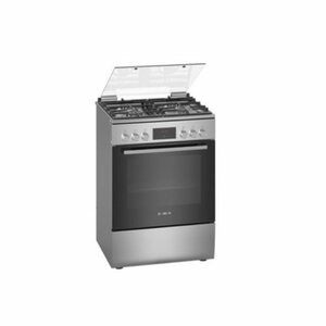 Bosch HXQ38AE50M 4 Gas Cooker + 1 Electric Oven - Stainless Steel