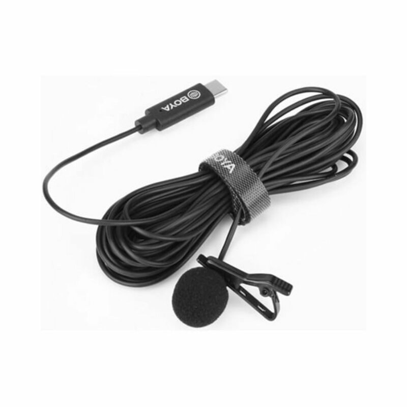 BOYA BY-M3 Digital Omnidirectional Lavalier Microphone With USB-C Cable (Android) by BOYA — view 3