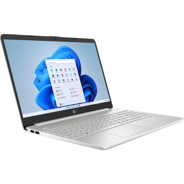 HP Laptop 15s-fq0007nia - Intel Celeron N4120, 4GB RAM, 256GB SSD, 15.6 Inch HD, Silver by HP — view 2