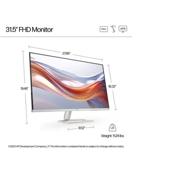 HP S5 S32SF 31.5" FHD MONITOR by HP — view 6