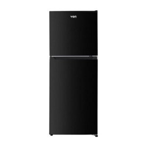 Von VRT-197NRAK Double Door Fridge 197L - Dark Inox