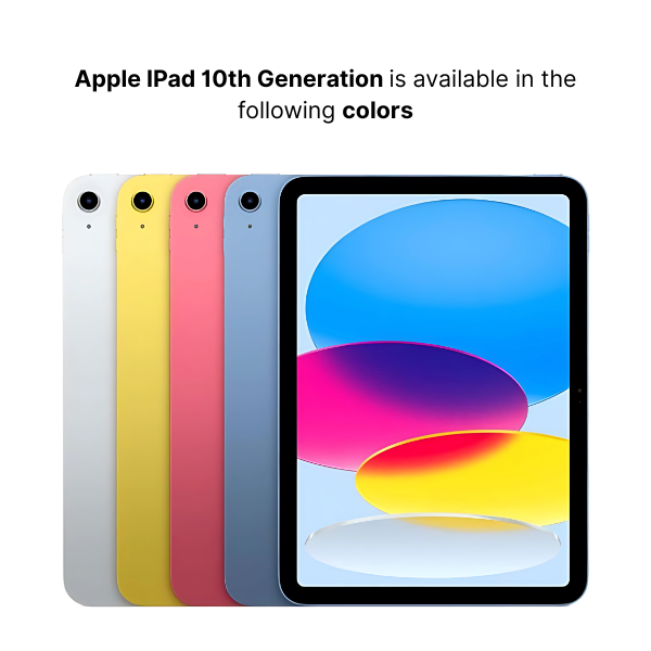 Apple IPad 10th Generation 10.9-Inch Display (4GB RAM, 64GB/256GB Storage Options, Supports Both Wi-Fi Only Model And Wi-Fi + Cellular Model) by Apple — view 5