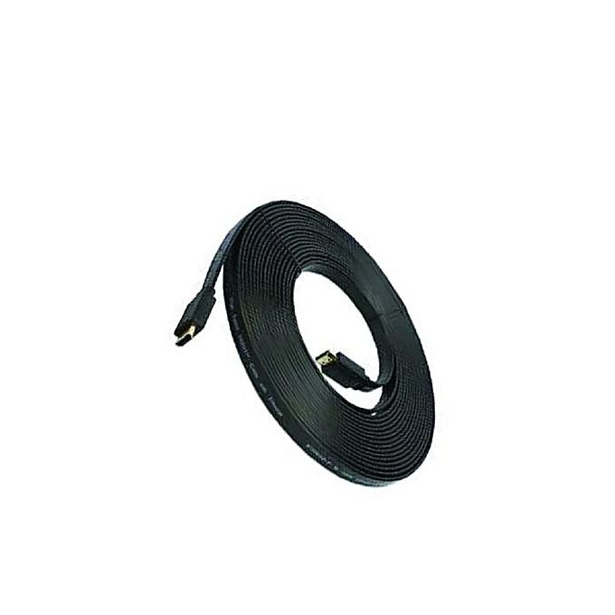 HDMI New Flat HDMI Cable - 5 Meter - Black by Cables — view 3