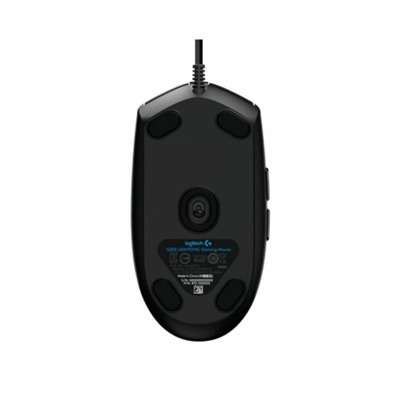 Logitech G203 Prodigy Programmable RGB Gaming Mouse (Black, White, Blue) by Logitech — view 2