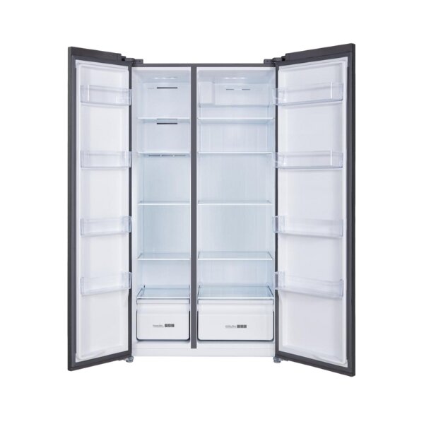 SCL 520L Side-by-Side Fridge  Stainless Steel, Energy Efficient, Multi-Function Cooling, No Frost Technology, Model Number SBS520ECDS by SCL — view 2