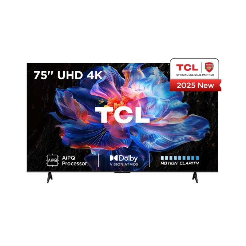 TCL 75 Inch 4K UHD Smart Google TV 75V6D - 2026 Model-HDR10, Wi-Fi, Google Assistant by TCL — view 2