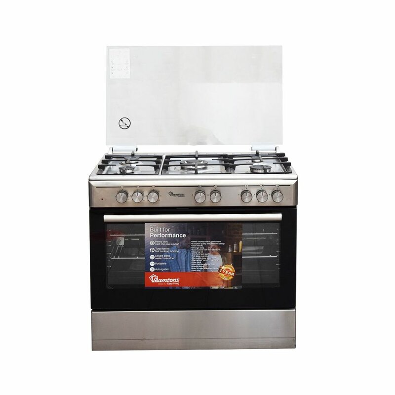 RAMTONS 5GAS 90X60 INOX COOKER- RF/499 by Ramtons