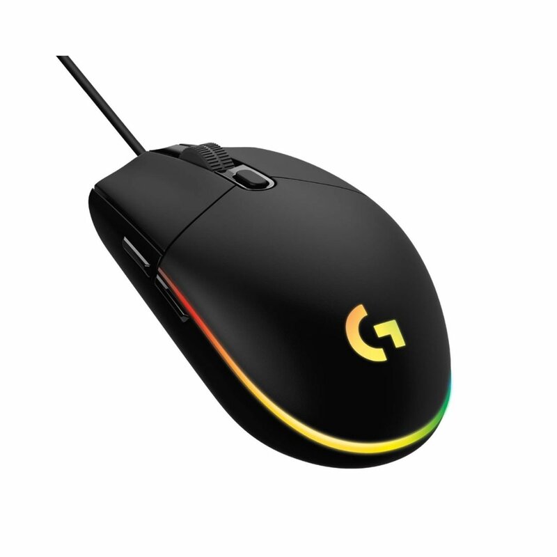 Logitech G102 LIGHTSYNC RGB Wired 6-Button Gaming Mouse – Black by Logitech