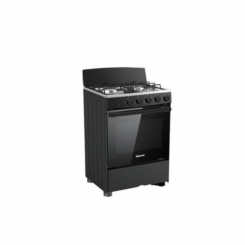 Hisense HFG60121B 60CM Free Stand Cooker – All Gas And Gas Oven by Hisense