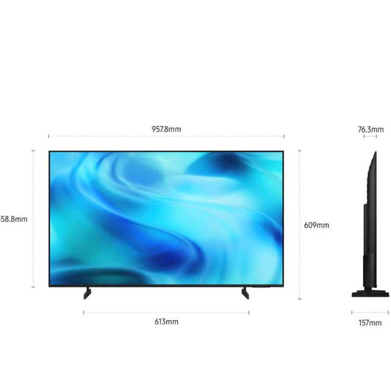 Samsung 43-Inch U8000H Crystal UHD 4K Vision AI Smart TV – Wi-Fi 5, Bluetooth 5.3 by Samsung — view 3