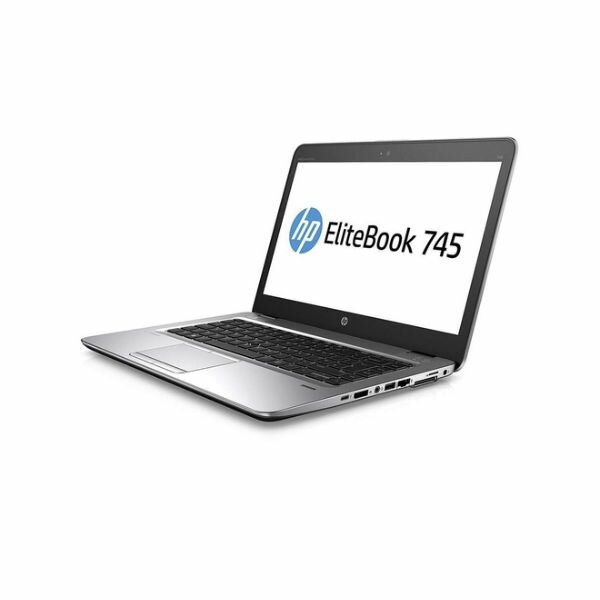 HP EliteBook 745 G3 14" Laptop - AMD PRO A8-8600B R6 Quad Core, 4GB RAM, 500GB HDD, WebCam, Radeon R6 Graphics, Windows 10 Pro (REFURBISHED) by HP