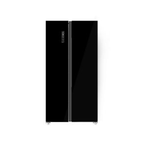 Von VARZ-20NHK Side By Side Fridge, 429L - Black