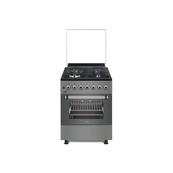 MIKA Cooker MST62F4GWE6DG – 60cm Gas And Electric Oven, Grey by Mika