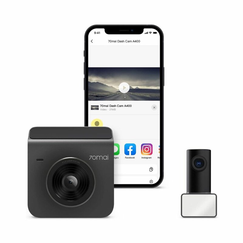 70 Mai Dash Cam A400+Rear Cam Set by Other