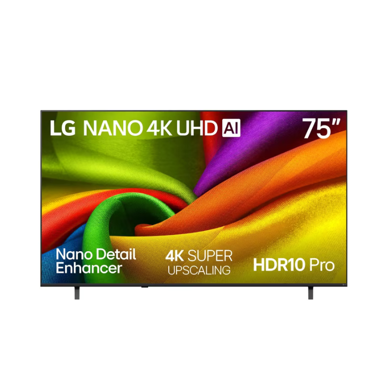 LG 75-Inch NANO 4K AI NU85 Smart TV – 75NU850BLA by LG