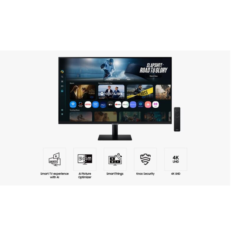 Samsung 32 Inch Smart Monitor M7 4K – LS32FM702UCXXK by Samsung — view 3