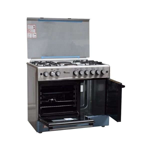 Ramtons 4G+2E 90X60 STAINLESS STEEL COOKER- RF/493 by Ramtons