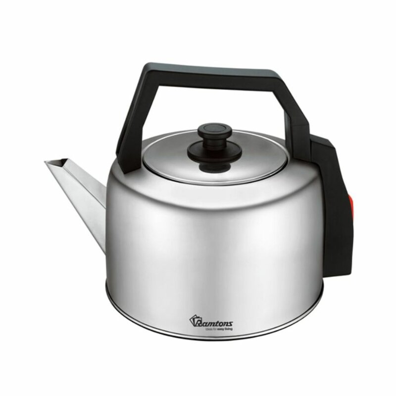 RAMTONS RM/464 TRADITIONAL ELECTRIC KETTLE 5 LITERS STAINLESS STEEL by Ramtons
