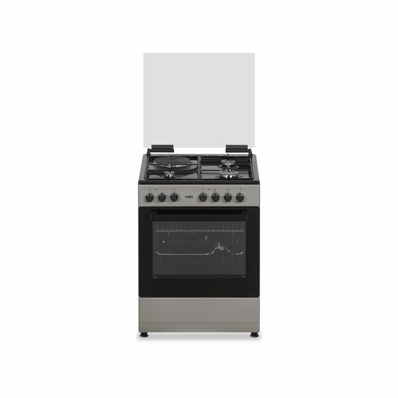 Von VAC6SV31UB 3 Gas + 1 Electric Cooker - Brown by Von