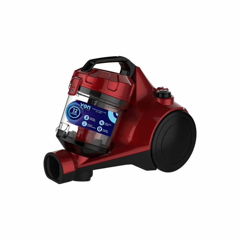Von VAVC-16DMR Dry Bagless Vacuum Cleaner, 1.6L - Red by Other