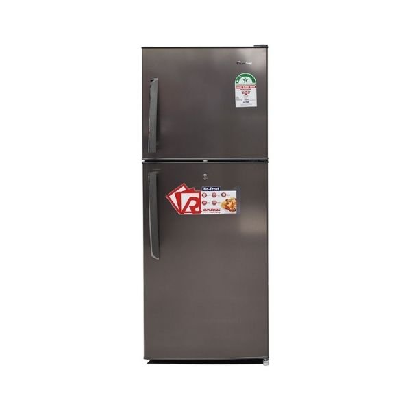 Ramtons 201 LITRES DOUBLE DOOR NO FROST FRIDGE, SILVER- RF/141 by Ramtons