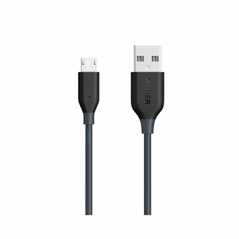 Anker PowerLine Micro USB Cable (3ft) A8132 - Black by Anker