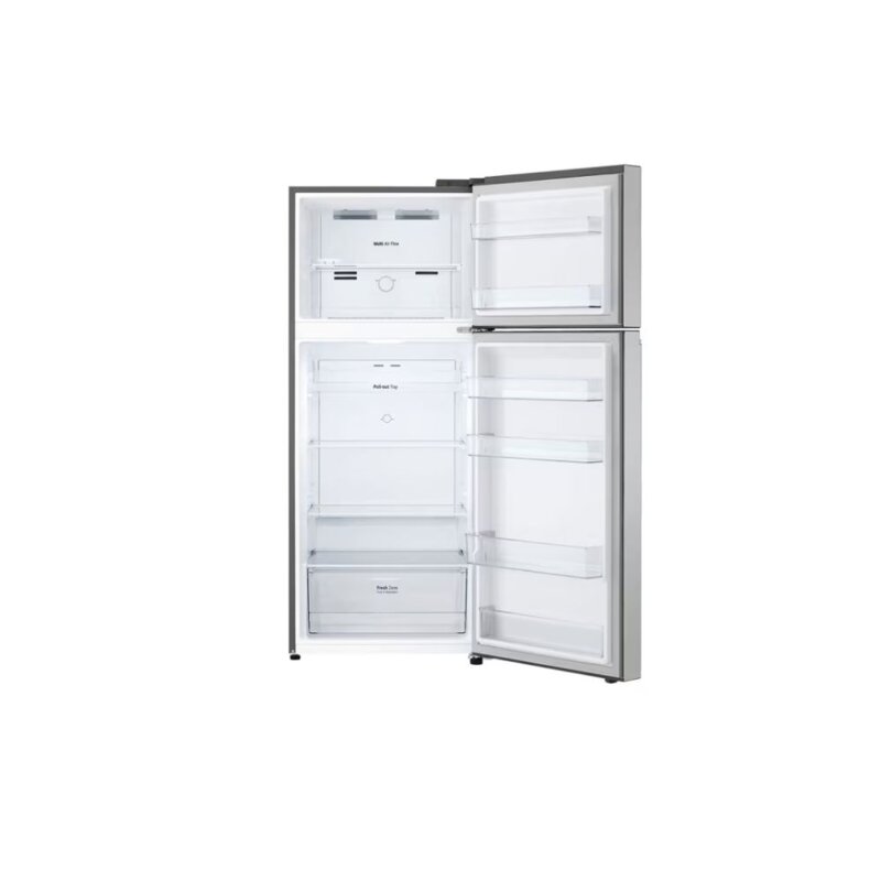 LG 375L Top Mount Freezer Fridge GN-B472PLMB - No Frost, Smart Inverter, Platinum Silver by LG — view 3