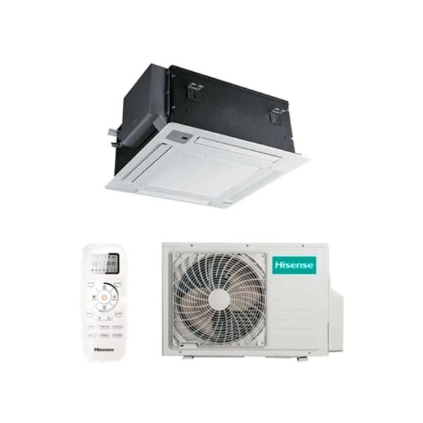 Hisense 12,000BTU Cassette Air Conditioner - Compact Cooling Solution, AUC-12HRSAA1 by Hisense