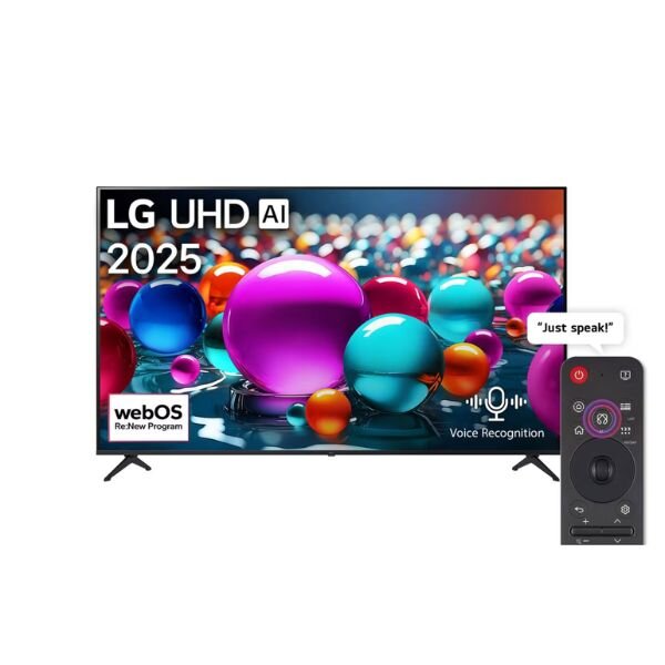 LG 75 Inch UHD 4K Smart TV HDR10 AI WebOS25 – 75UA80 by LG
