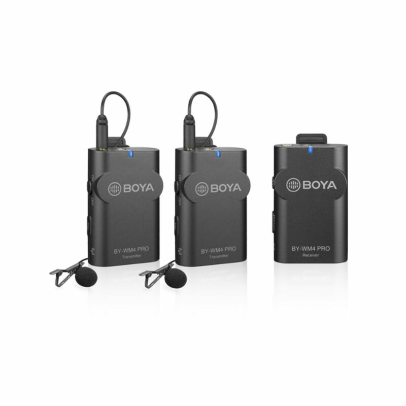 Boya BY-WM4 PRO-K1 2.4G Wireless Lavalier Lapel Microphone by BOYA