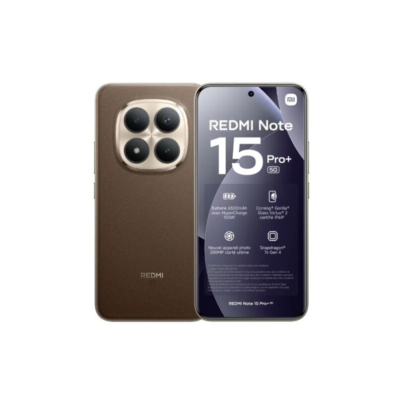 Xiaomi Redmi Note 15 Pro+ 5G, 8GB RAM, 256GB ROM, 6.83 Inch AMOLED Display, 200MP Camera by Xiaomi