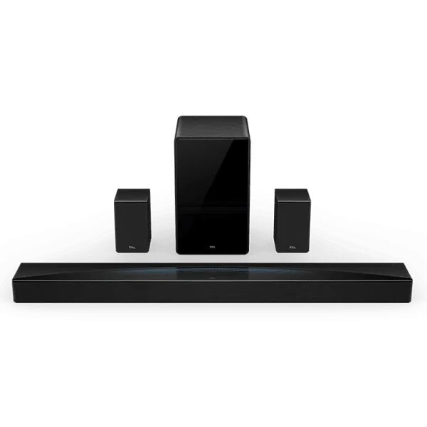 TCL  860 Watts 7.1.4 Channel Dolby Atmos Q85H Soundbar With Wireless Subwoofer – Black by TCL