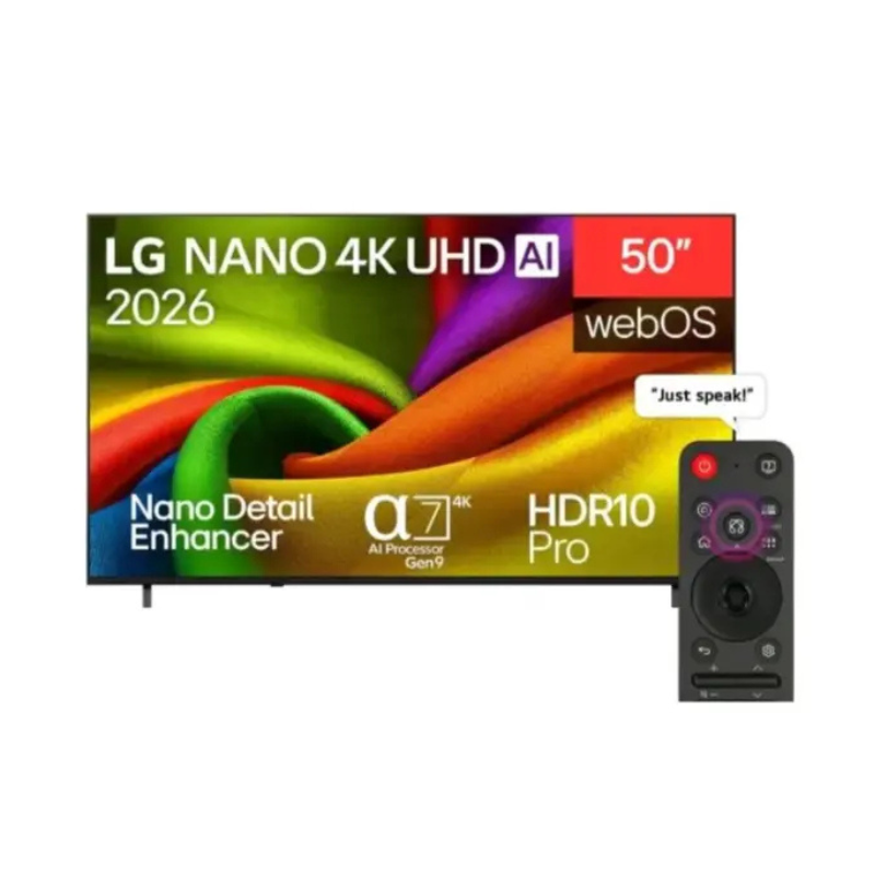 LG 50-Inch NANO 4K AI NU85 Smart TV – 50NU850BLA by LG