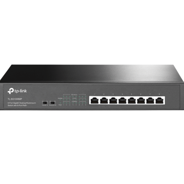TP-Link TL-SG1008MP 8-Port Gigabit Desktop/Rackmount Switch by TP-Link
