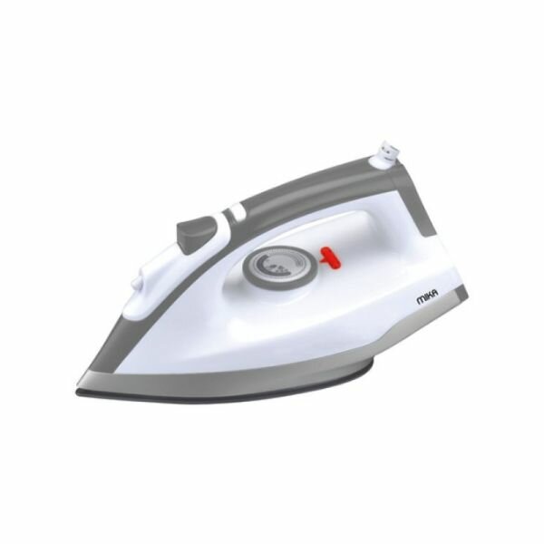 Mika Dry Iron, With Spray, Ceramic Soleplate, White & Grey MIDS202C by Mika