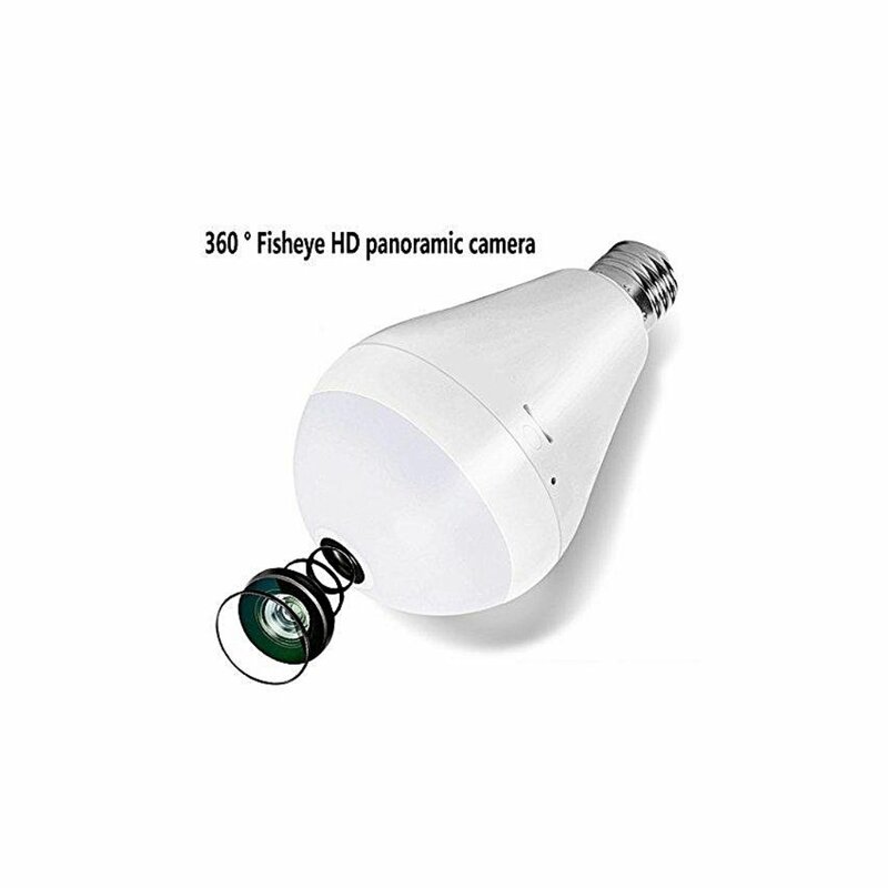 Bulb WiFi CCTV Nanny Camera 360 Degree 1080P by Other — view 3