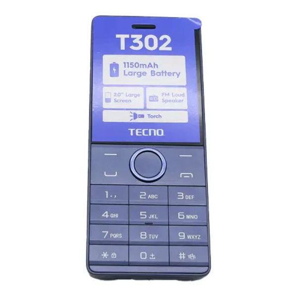 Tecno T302 1.8Inch 4MB RAM 4MB ROM 1150mAh by Tecno