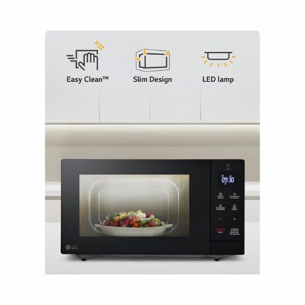 LG NeoChef 30L Microwave Oven - Black Finish, Model: MS3032JAS 900watts by LG — view 2