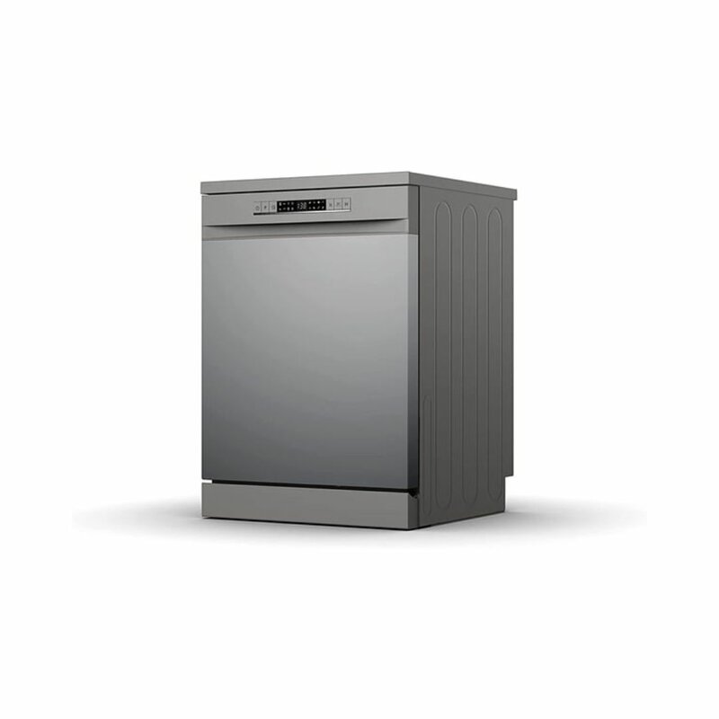 Hisense Dishwasher Free Standing 13 Place Setting With 8 Programs Silver – HS622E90G by Hisense
