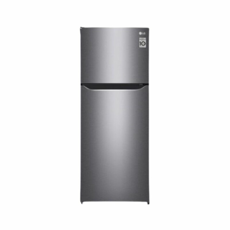 LG GN-B202SQBB Refrigerator, Top Mount Freezer - 187L by LG