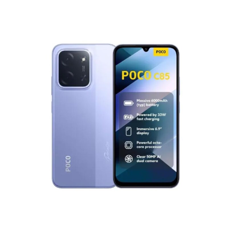 POCO C85 8GB RAM 256GB – 6.9-Inch Display, 33W Fast Charging by Other