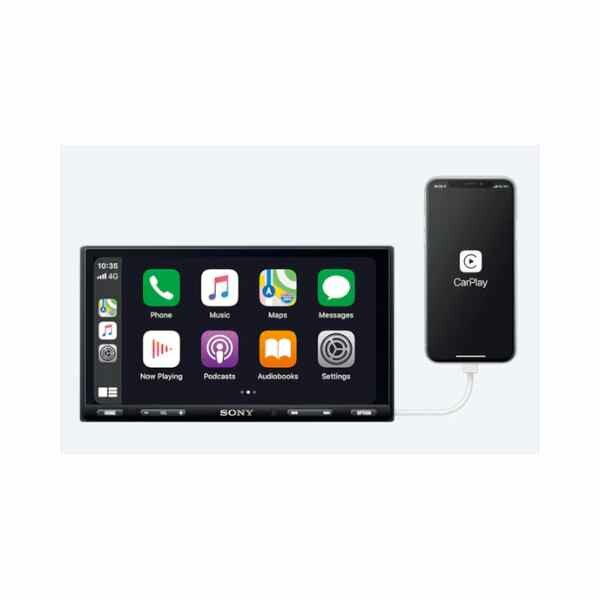 Sony XAV-AX5500 – 6.95 Inch Touchscreen, Apple CarPlay & Android Auto by Car Radio